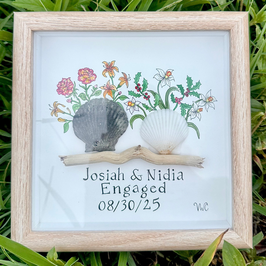 Custom Birth Flower Pair πΈ 7x7