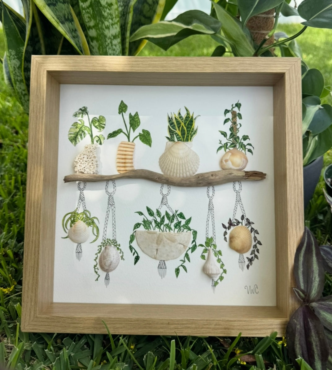 Driftwood Blooms 10x10