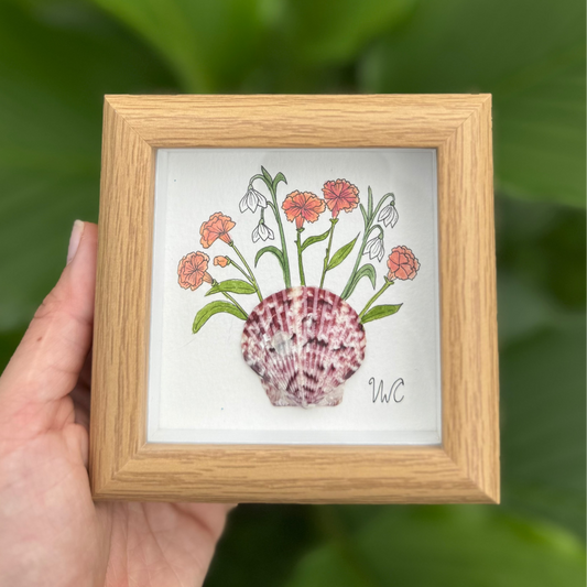 January - Carnation & Snowdrop